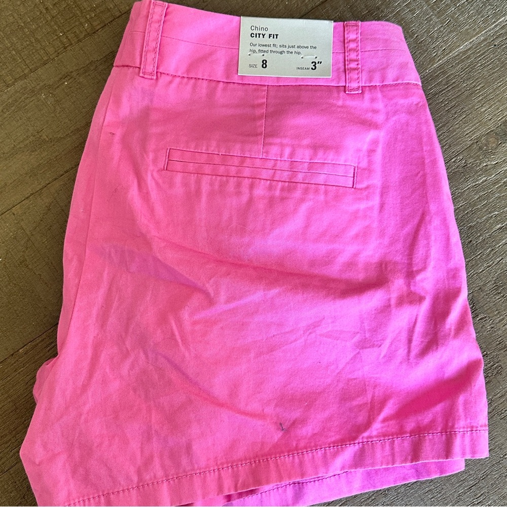 NWT J.Crew Bright Pink 3” Chino City Fit Short 8